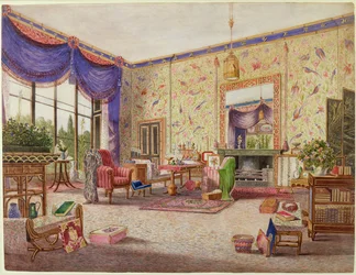 The Chinese Drawing Room, Middleton Park, Oxfordshire, 1839